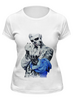 Заказать женскую футболку в Москве. Футболка классическая Zombie boy              от Антон Величко - готовые дизайны и нанесение принтов.