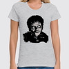 Заказать женскую футболку в Москве. Футболка классическая Michael Jackson от Leichenwagen - готовые дизайны и нанесение принтов.