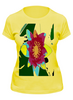 Заказать женскую футболку в Москве. Футболка классическая цветок 2 от Мира  - готовые дизайны и нанесение принтов.