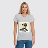 Заказать женскую футболку в Москве. Футболка классическая Dr. Lenin от joseph - готовые дизайны и нанесение принтов.