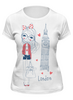Заказать женскую футболку в Москве. Футболка классическая Лондон от Ирина - готовые дизайны и нанесение принтов.