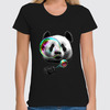 Заказать женскую футболку в Москве. Футболка классическая Панда от Xieros - готовые дизайны и нанесение принтов.