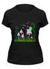 Заказать женскую футболку в Москве. Футболка классическая Little alien от Le Petit Fritz - готовые дизайны и нанесение принтов.