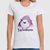 Заказать женскую футболку в Москве. Футболка классическая Wonkers the Watilla  от moonybunkface - готовые дизайны и нанесение принтов.