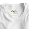 Заказать женскую футболку в Москве. Футболка классическая Coffee break - белый фон от Елена Эйдукайтис - готовые дизайны и нанесение принтов.