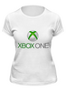 Заказать женскую футболку в Москве. Футболка классическая Xbox One от game-fan - готовые дизайны и нанесение принтов.