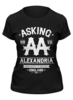 Заказать женскую футболку в Москве. Футболка классическая Asking Alexandria от geekbox - готовые дизайны и нанесение принтов.