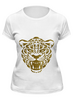 Заказать женскую футболку в Москве. Футболка классическая Леопард от valezar - готовые дизайны и нанесение принтов.