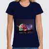 Заказать женскую футболку в Москве. Футболка классическая Flashlight Creative от natulia_hatulia@yahoo.com - готовые дизайны и нанесение принтов.