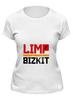 Заказать женскую футболку в Москве. Футболка классическая Limp Bizkit от BURNSHIRTS - готовые дизайны и нанесение принтов.