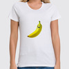 Заказать женскую футболку в Москве. Футболка классическая Банан от THE_NISE  - готовые дизайны и нанесение принтов.