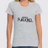 Заказать женскую футболку в Москве. Футболка классическая Fukuoka University Black от JPshirt - готовые дизайны и нанесение принтов.