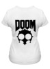 Заказать женскую футболку в Москве. Футболка классическая Doom game  от Leichenwagen - готовые дизайны и нанесение принтов.