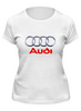 Заказать женскую футболку в Москве. Футболка классическая Авто Audi от THE_NISE  - готовые дизайны и нанесение принтов.