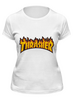 Заказать женскую футболку в Москве. Футболка классическая Thrasher от Vladec11 - готовые дизайны и нанесение принтов.