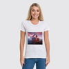 Заказать женскую футболку в Москве. Футболка классическая Horizon Zero Dawn от GeekFox  - готовые дизайны и нанесение принтов.