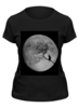 Заказать женскую футболку в Москве. Футболка классическая Лунная ночь от Samui Kokoro - готовые дизайны и нанесение принтов.