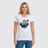 Заказать женскую футболку в Москве. Футболка классическая Maple Ski от oneredfoxstore@gmail.com - готовые дизайны и нанесение принтов.