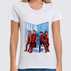 Заказать женскую футболку в Москве. Футболка классическая Fall Out Boy от OEX design - готовые дизайны и нанесение принтов.