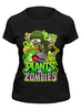 Заказать женскую футболку в Москве. Футболка классическая PLANTS VS ZOMBIES от geekbox - готовые дизайны и нанесение принтов.