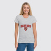 Заказать женскую футболку в Москве. Футболка классическая Harvard от dopet - готовые дизайны и нанесение принтов.