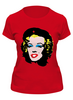 Заказать женскую футболку в Москве. Футболка классическая Che Guevara- Marilyn Monroe от zen4@bk.ru - готовые дизайны и нанесение принтов.