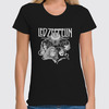 Заказать женскую футболку в Москве. Футболка классическая Led Zeppelin от geekbox - готовые дизайны и нанесение принтов.