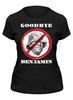 Заказать женскую футболку в Москве. Футболка классическая $ Goodbye Benjamin $ от balden - готовые дизайны и нанесение принтов.