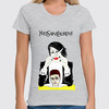 Заказать женскую футболку в Москве. Футболка классическая Marilyn Manson от Leichenwagen - готовые дизайны и нанесение принтов.