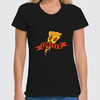 Заказать женскую футболку в Москве. Футболка классическая Pizza forever от zen4@bk.ru - готовые дизайны и нанесение принтов.