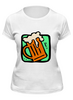 Заказать женскую футболку в Москве. Футболка классическая алкоголь от Артем Мороз - готовые дизайны и нанесение принтов.
