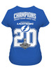 Заказать женскую футболку в Москве. Футболка классическая Tampa Bay Lightning Stanley Cup Champions 2020 от KutvinoV.com  - готовые дизайны и нанесение принтов.