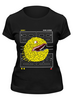 Заказать женскую футболку в Москве. Футболка классическая Pac-Man от printik - готовые дизайны и нанесение принтов.