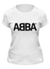 Заказать женскую футболку в Москве. Футболка классическая Группа "ABBA" от Fedor - готовые дизайны и нанесение принтов.