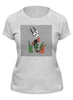 Заказать женскую футболку в Москве. Футболка классическая Зайцы и морковное мороженое от Соль  - готовые дизайны и нанесение принтов.