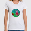 Заказать женскую футболку в Москве. Футболка классическая Свинка от mrs-snit@yandex.ru - готовые дизайны и нанесение принтов.