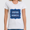Заказать женскую футболку в Москве. Футболка классическая Super сестра от berzina.tat@yandex.ru - готовые дизайны и нанесение принтов.