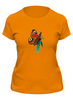 Заказать женскую футболку в Москве. Футболка классическая Бабочка от BAD OWL - готовые дизайны и нанесение принтов.
