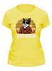 Заказать женскую футболку в Москве. Футболка классическая Котик  от T-shirt print  - готовые дизайны и нанесение принтов.