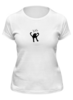 Заказать женскую футболку в Москве. Футболка классическая ъуъ кот от Egor Egor - готовые дизайны и нанесение принтов.