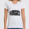 Заказать женскую футболку в Москве. Футболка классическая Led Zeppelin от Fedor - готовые дизайны и нанесение принтов.