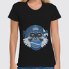 Заказать женскую футболку в Москве. Футболка классическая обезьяна от annafred - готовые дизайны и нанесение принтов.