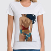 Заказать женскую футболку в Москве. Футболка классическая Wonder Woman от Юлиан Власов - готовые дизайны и нанесение принтов.