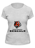 Заказать женскую футболку в Москве. Футболка классическая Cincinnati Bengals от dobryidesign - готовые дизайны и нанесение принтов.