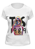 Заказать женскую футболку в Москве. Футболка классическая Taylor Swift от cherdantcev - готовые дизайны и нанесение принтов.