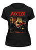Заказать женскую футболку в Москве. Футболка классическая Accept band от Leichenwagen - готовые дизайны и нанесение принтов.