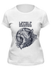 Заказать женскую футболку в Москве. Футболка классическая The cat от Legale Prints - готовые дизайны и нанесение принтов.
