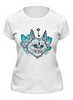 Заказать женскую футболку в Москве. Футболка классическая Fairy cat от Анастасия Авина - готовые дизайны и нанесение принтов.