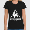 Заказать женскую футболку в Москве. Футболка классическая le coq sportif t-shirt от rancid - готовые дизайны и нанесение принтов.