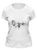 Заказать женскую футболку в Москве. Футболка классическая Луи Армстронг от Виктор Гришин - готовые дизайны и нанесение принтов.